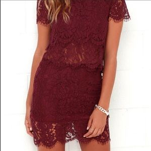 Lulu’s Lace 2 piece dress